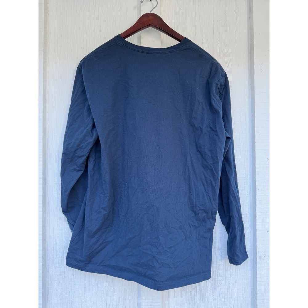 Yeti Screened Logo Blue Mens shirt sz XL - Picture 3 of 4